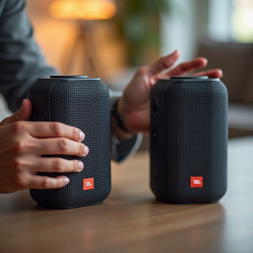 mengapa speaker jbl saya tidak dapat terhubung satu sama lain